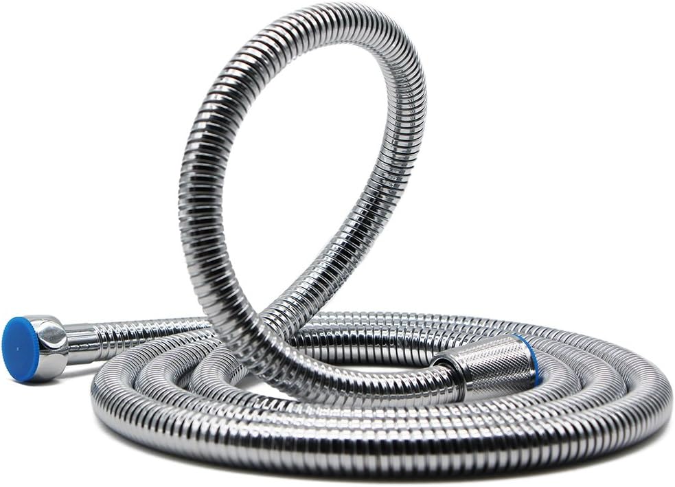 HooSeen Shower Hose, 79-inch Extra Long 18/8 Stainless Steel Handheld Showerhead Hose Replacement with Solid Brass Connector