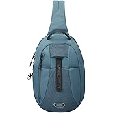 WATERFLY Small Crossbody Sling Backpack: RFID Blocking Anti Theft Sling Bag Travel Daypack Man Woman