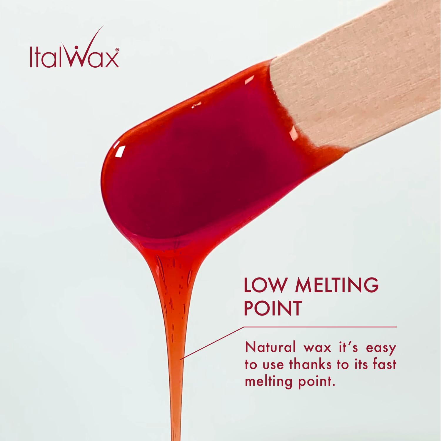 Italwax Rose - 500g / 1.1lb - Hard wax beads for hair removal - Natural formulation ideal for all skin type - Unscented - Recommended for Bikini Area and Armpits