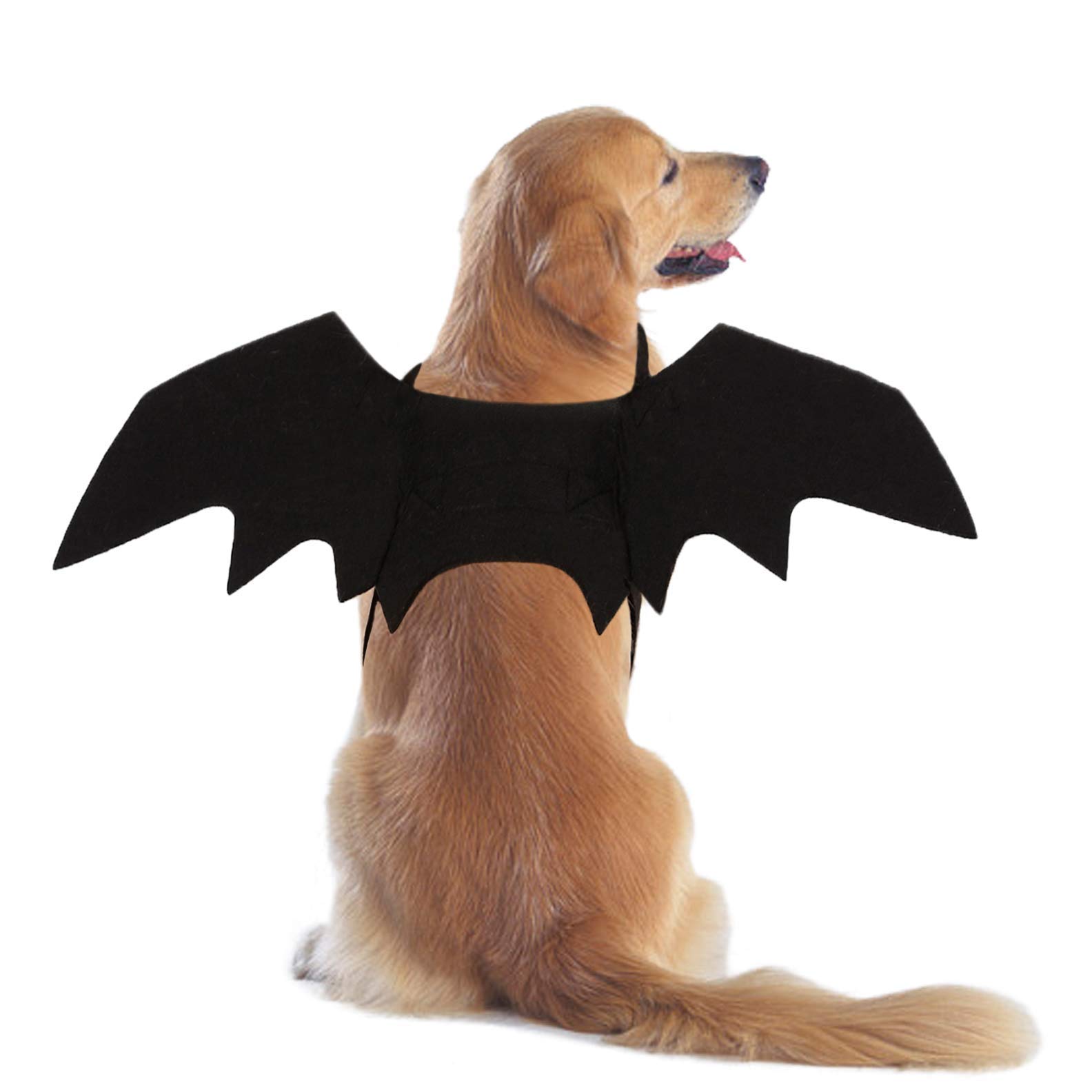 Photo 1 of **MINOR DAMAGE**
Rypet Dog Bat Costume - Halloween Pet Costume Bat Wings Cosplay Dog Costume Cat Costumes for Party M