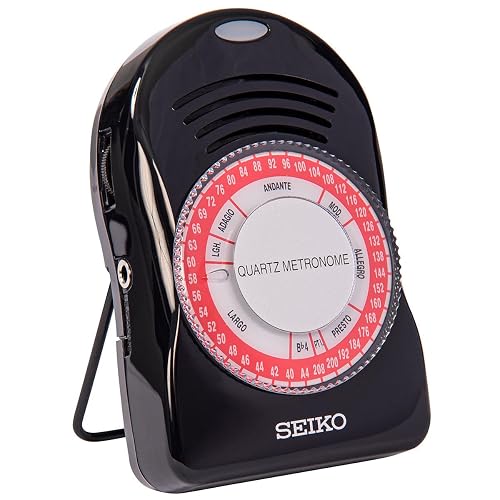 Visual Metronome Led SEIKO Seiko SQ50-V Quartz Metronome For Piano, Guitar and All ...