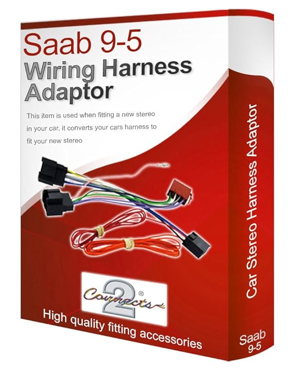 Saab 9-5 95 CD radio stereo wiring harness adapter lead: Amazon.co.uk