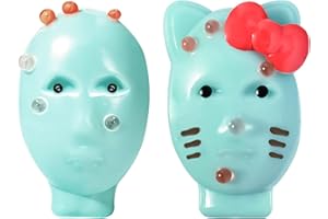 BASEBUY 2 PCS Pimple Popping Toy, Squishy Fidget Toys Pimple Popping Fidget Toy with Filler Tools Weird Alien Pimple Popping Novelty Stress Relief & Reusable & Self-Filling for Adults & Teens