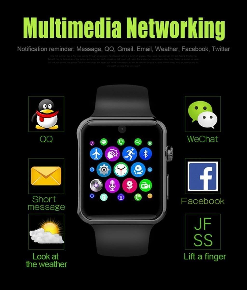 Smart Watch, stoga uwat stga de 18 Smart Bluetooth 3.0 NFC ...