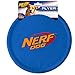 Nerf Dog Nylon Flyer Dog Toy, Frisbee, Lightweight, Durable and Water Resistant, Great for Beach and Pool, 9 inch diameter, for Medium/Large Breeds, 2 pack assorted