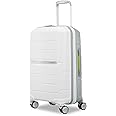 Samsonite Freeform Hardside Expandable with Double Spinner Wheels, Carry-On 21-Inch, White/Grey