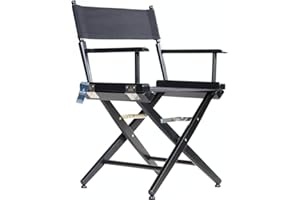 Filmcraft Short Black Frame Director Chairs (Black Frame/Black Canvas)