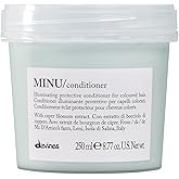 Davines MINU Conditioner, Protect And Condition Color Treated Hair, Add Shine And Detangle