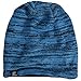 FORBUSITE Knit Slouchy Beanie Hat Skull Cap for Mens Winter Summer (Mix Blue)