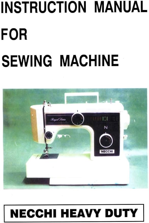 Necchi 3205fa Sewing Machine Owners Instruction Manual