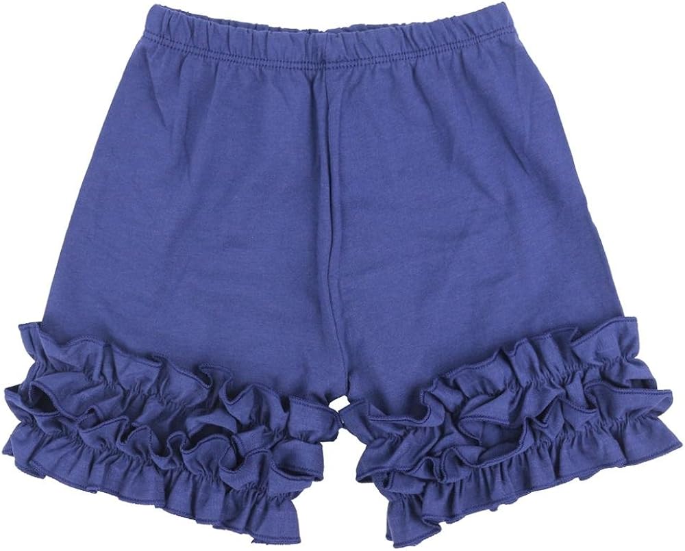 Wennikids Baby Little Girls Short Cotton Icing Ruffle Shorts: Clothing