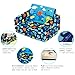 MallBest Kids Sofas Children's Sofa Bed Baby's Upholstered Couch Sleepover Chair Flipout Open Recliner（Blue/Jungle）