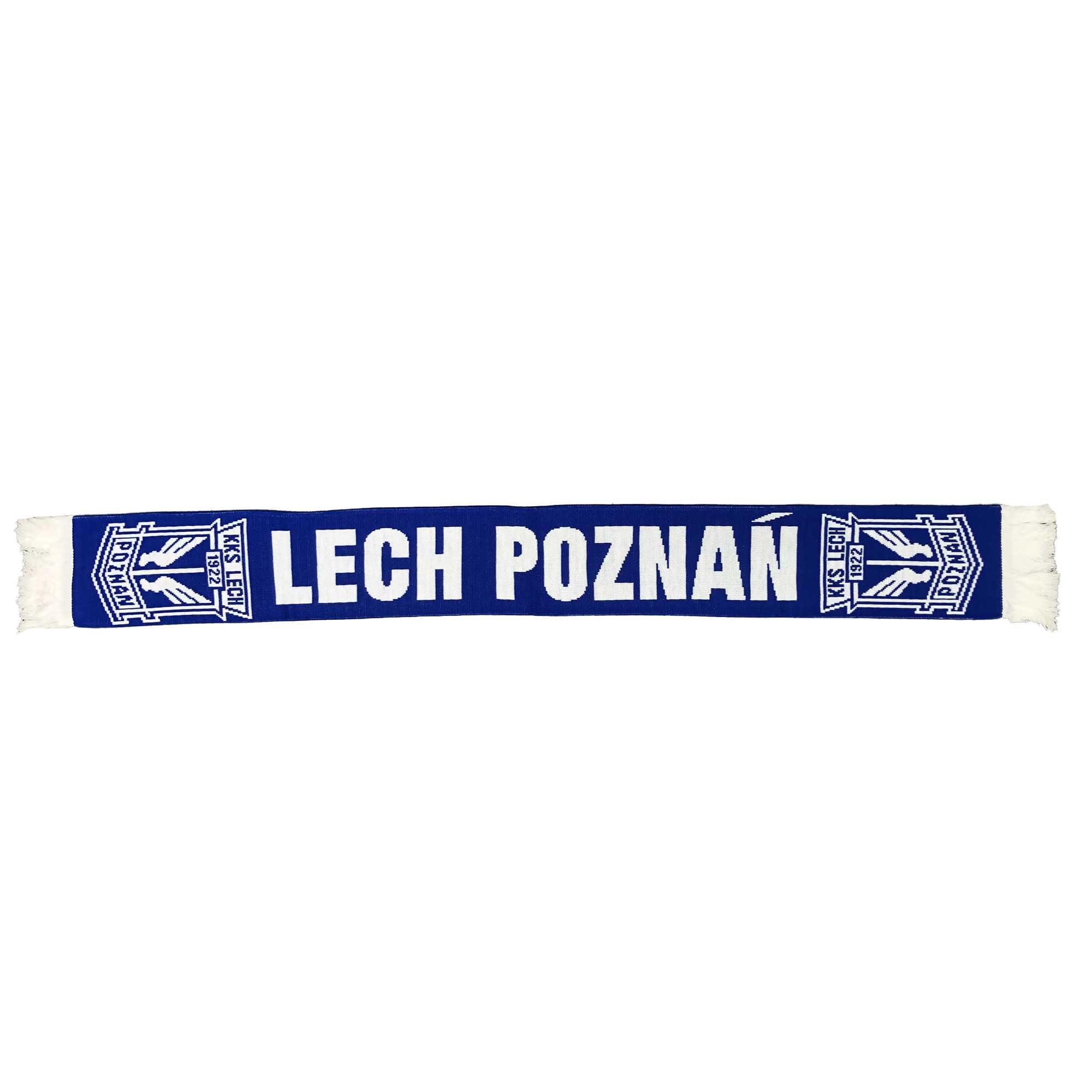 Beyond Happy Lech Poznań Polish Football Fan Scarf - Poznan Ekstraklasa Supporter Scarf - 100% Acrylic