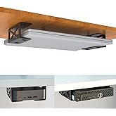 bylitco Under Desk Laptop/Mini PC Storage Mount,CPU Holder,Compatible with Dell OptiPlex,Mac Book,Mac mini and More.