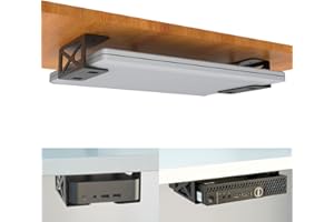 bylitco Under Desk Laptop/Mini PC Storage Mount,CPU Holder,Compatible with Dell OptiPlex,Mac Book,Mac Mini and More.