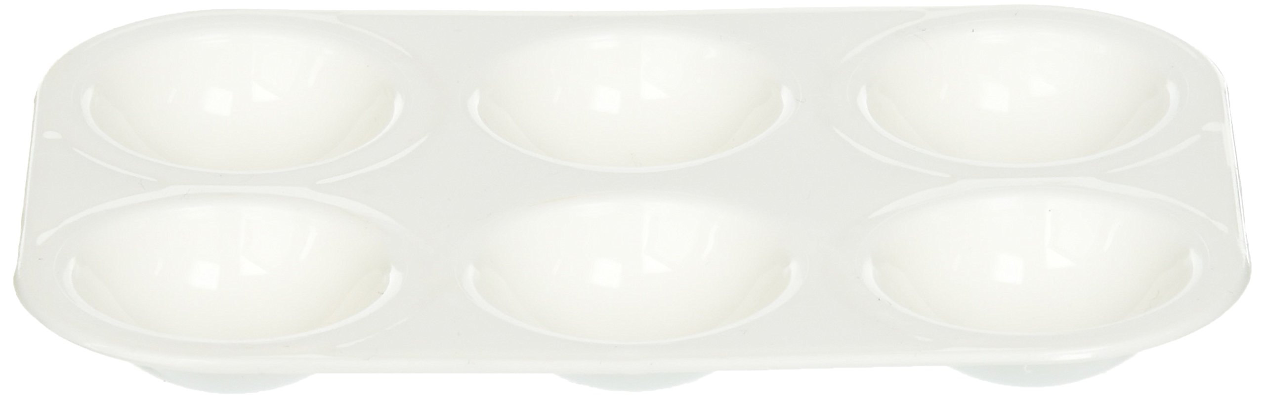 Loew-Cornell Plastic Tray Palette-5"X3.5" - 6 Cavity