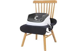 WOMUMON Extra Large Booster Chair Cover, Dining Chair Seat Protector Cover for Booster Seat, Non-Slip Backing, Waterproof, Oil-Proof and Stain-Proof, Easy to Wipe Clean