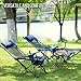 Camp Solutions Light Weight Backpacking Reclining/Lounging Camping Folding Chair with Headrest and Footrest for Outdoor Camping, RV, BBQ