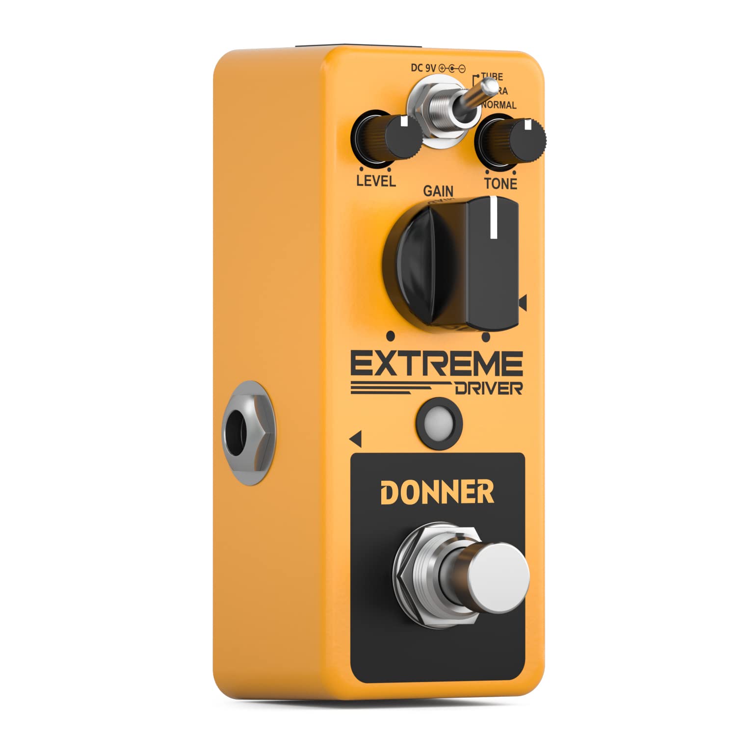 Donner Distortion Guitar Pedal, Extreme Driver Analog Turbo Distortion Effect 3 Modes True Bypass