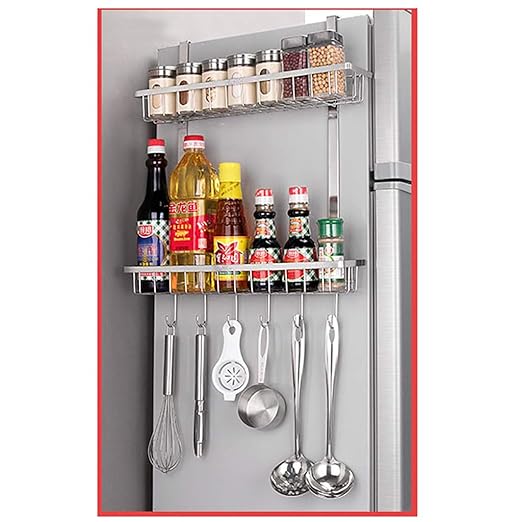 Nevera Colgante Estante Estante Almacenamiento Lateral MúLtiples ...
