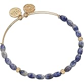 Alex and Ani Sodalite Beaded Bangle