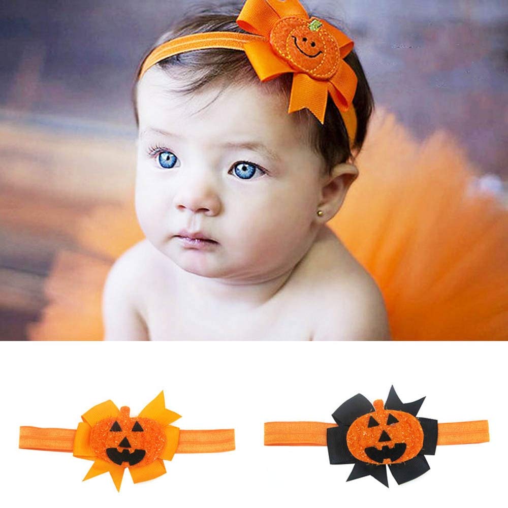 pumpkin headband baby