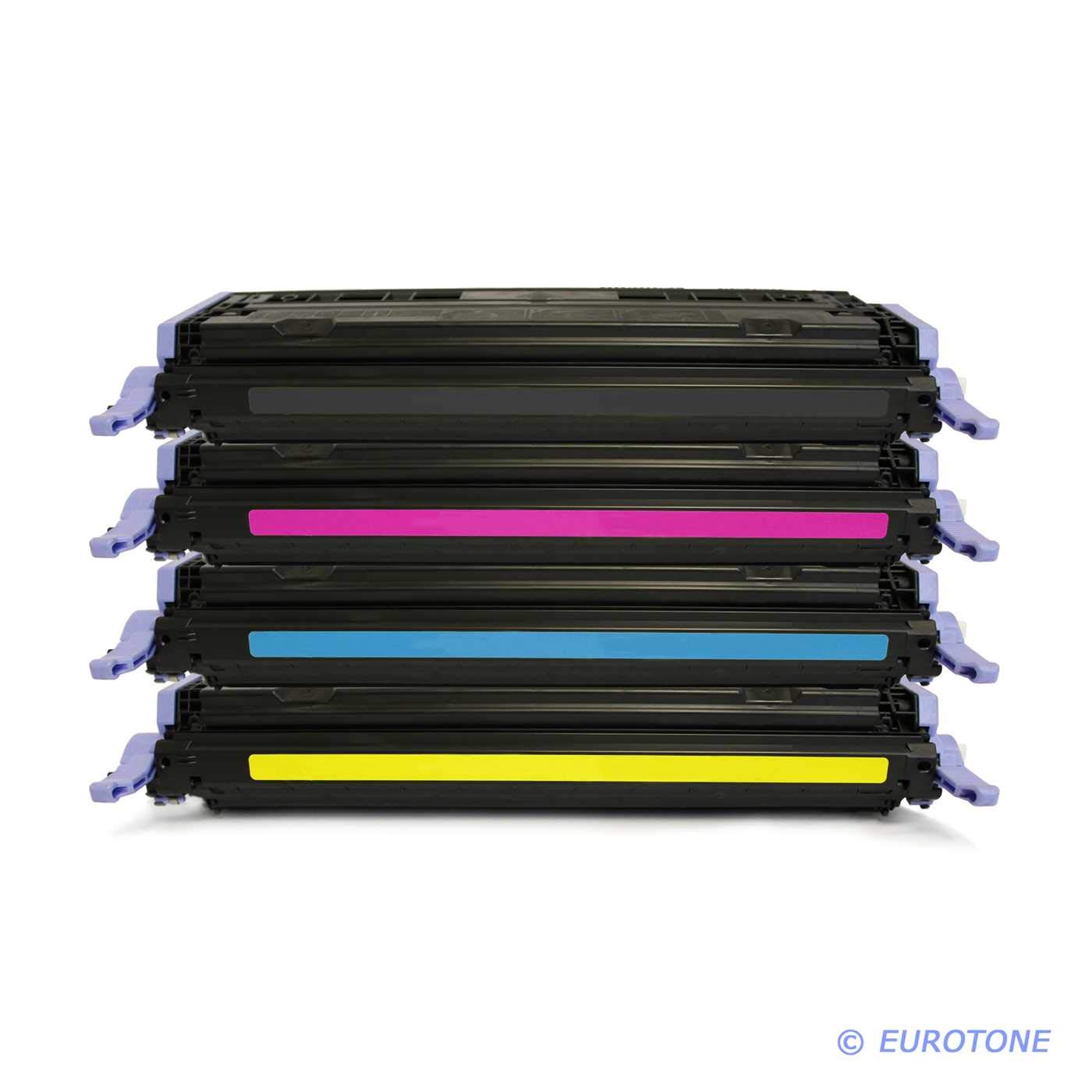 4X Eurotone Remanufactured Toner für HP Color Laserjet 1600 2600 2605 DN N  DTN ersetzt Q6000A-03A 124A: Amazon.de: Bürobedarf & Schreibwaren