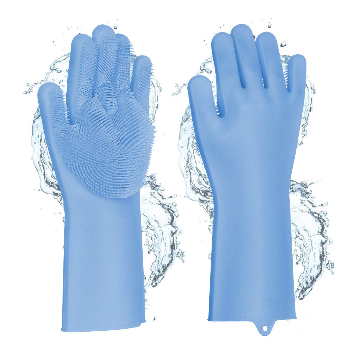 Songway Magic Washing up Gloves,Reusable Silicone Dishwashing Gloves
