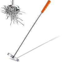 Rechabite Telescoping Magnetic Sweeper Pickup Tool, Screws Parts Finder with 35LB Pull Capacity, Retractable 8.6" to 33" with