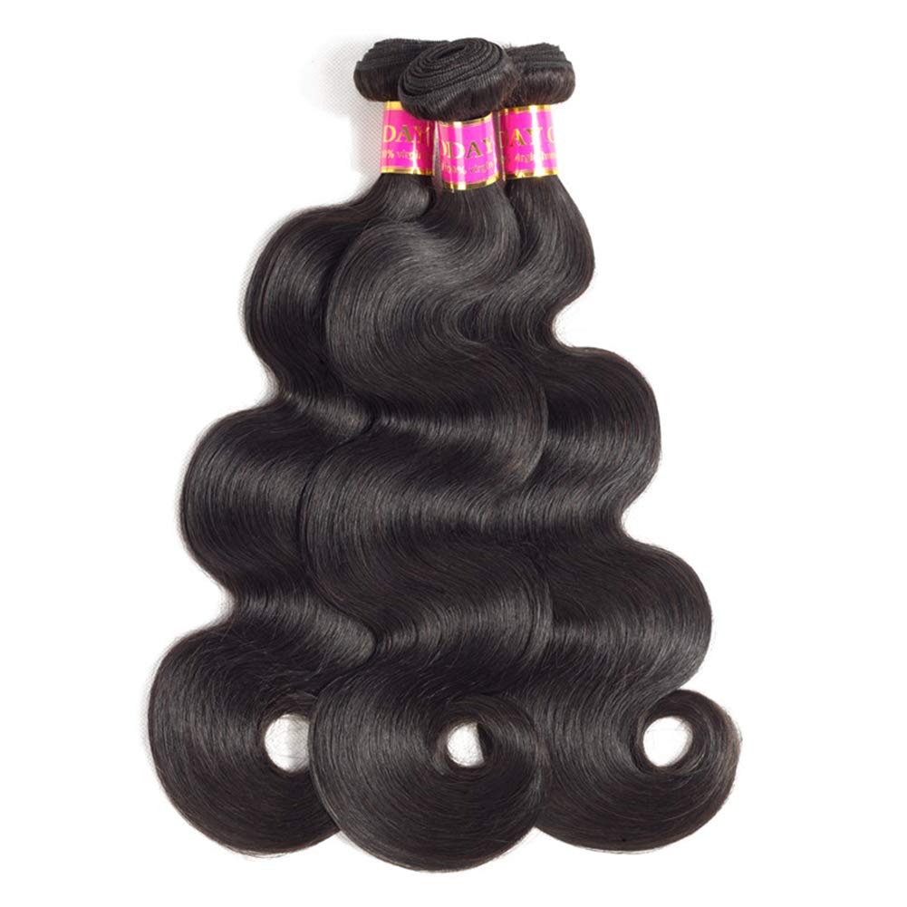 TodayOnly Virgin Hair Body Wave Bundles 100% Unprocessed Human Hair Bunbles Body Wave 3 BundlesTotal 300g/10.5oz Remy Human Hair Bundles(8 10 12 inch)