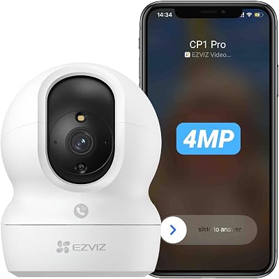 EZVIZ 4MP Indoor Camera CP1 Pro 2K+ 512GB Spotlight Colour Night Vision