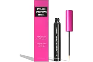 Eyelash Growth Serum with Biotin & Advanced Peptides Complex Eyelash Serum Growth Promotes Thicker & Longer, Healthy Eyelashe