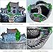 cnomg Pot Creative Plants DIY Container Pot Mini Fairy Garden Flower Plants and Sweet House for Decoration, Holiday Decoration, Indoor Decoration and Gift (Silver)