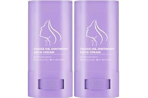 Awtse Samuwak Neck Care Stick - Anti-Wrinkle Neck Firming Cream with Snake Oil & Jojoba Seed Oil for Tightening, Lifting & Nourishing, Firming Neck Cream for Women