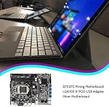 Wresetly B75 BTC Mining Motherboard LGA1155 8xPCIe USB3.0 w/ CPU RAM Fan Cable view 8