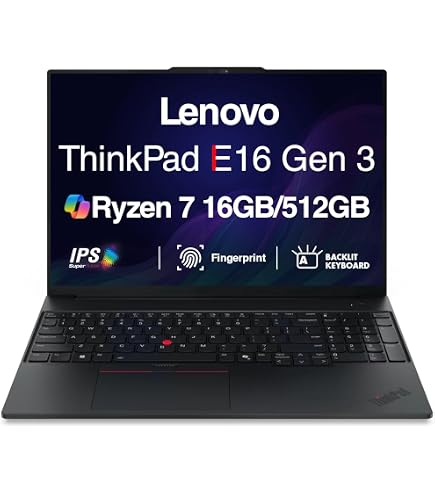 Amazon.com: Lenovo ThinkPad E16 Gen 1 21JN003YUS 16