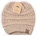 Tough Headwear Womens Winter Hat - Warm Chunky Cable Knit Beanies - Winter Beanie Hats for Women Cold Weather - Beanies Women Beige