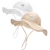 FURTALK Baby Girl Sun Hat Toddler Beach Hats UPF 50+ Wide Brim Bucket Summer Hat