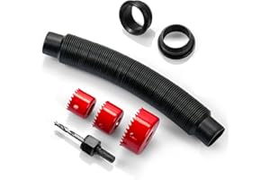 XCWT Rain Barrel Hose Connector Kit Link 2 Rain Water Barrels to Store More Rainwater for Home Garden Outdoor Chores, With Hole Saw and Gaskets