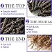 2 Packs Passion Spring Twists Synthetic Crochet Hair Extensions 12 inch 24 strands/pack Ombre Crochet Twist Braids Fiber Fluffy Curly Twist Braiding Hair Bulk (T1B/27#)