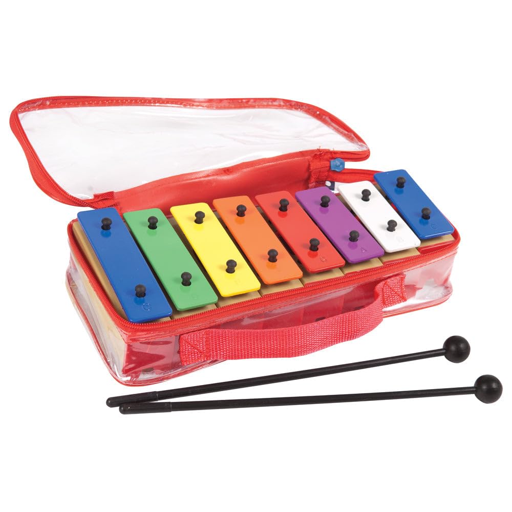 Performance Percussion PP3233 8 Notes Coloured Chime Bars with Bag