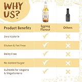 The Skinny Food Co Eggnog Barista Syrup 1L sugar free vanilla custard view 5