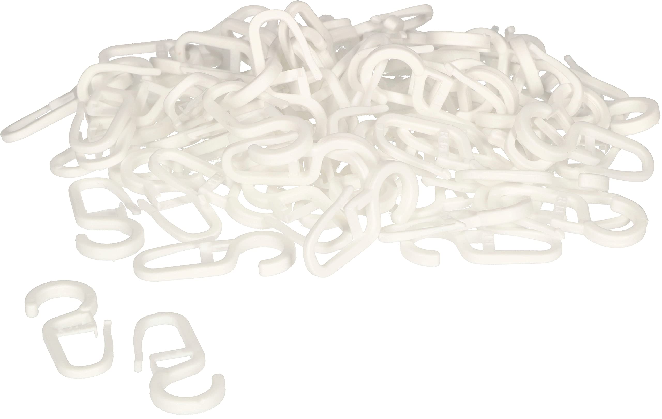 KOTARBAU® Curtain Clip Over Hooks for Rodzaj for Curtains Set of 100 (Curtain Hooks for Eyelet)