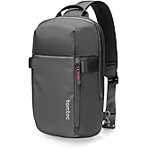 tomtoc 7L Sling Backpack Crossbody Bag for Men Women, EDC Daypack Chest Shoulder bag for 14-inch MacBook Pro M5, 13" MacBook Air/Pro, 13'' iPad Pro M5/iPad Air M3, Organized, Daily Use, Work, Travel-S