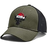 Under Armour Men's Project Rock Red One Trucker Hat, Marine OD Green/Black/Red, One Size Fits Most