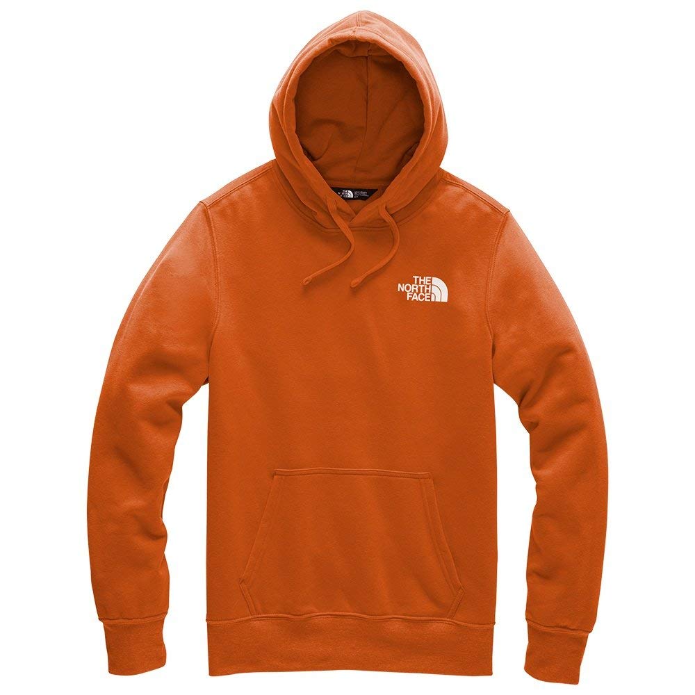 men's red box pullover hoodie