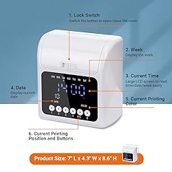 Tera Time Clocks with Extra 100pcs Time Cards