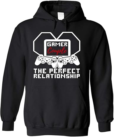 gamer couple hoodies