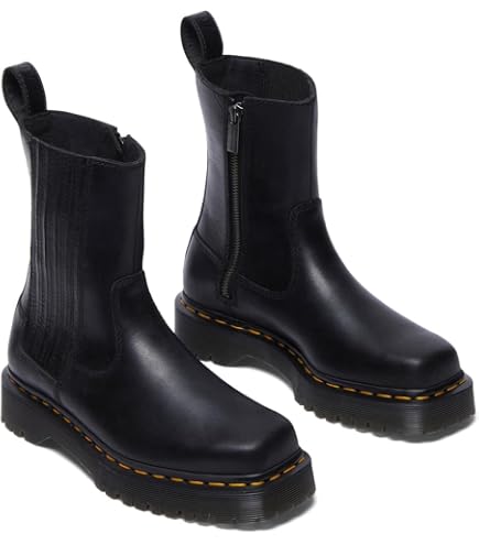 Amazon.com | Dr. Martens Women's Corran Chelsea Heeled Boot, Black