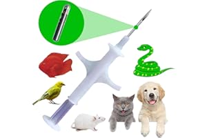 Manruta Mini Microchip for Small Pets Identification 7 MM Length 12 Pack Use for Dogs Fish Birds Pigeon Kitty Pups Snake